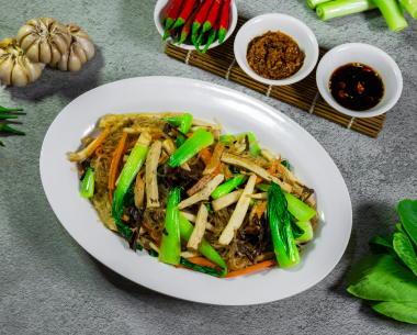 Miến Xào Nấm 