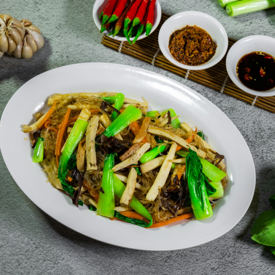 Miến Xào Nấm 
