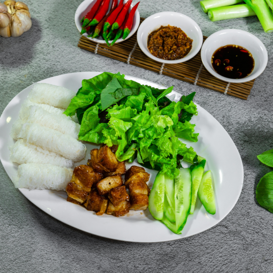 Bánh Hỏi Thịt Chay